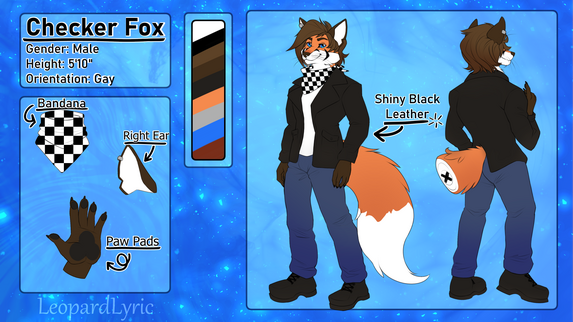 CheckerFox Ref Sheet